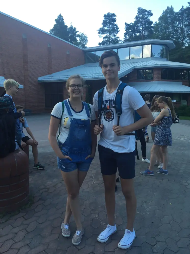 Veera Viitanen ja Mikael Päivärinta iloitsevat Evankeliumijuhlan koko viikonlopusta.