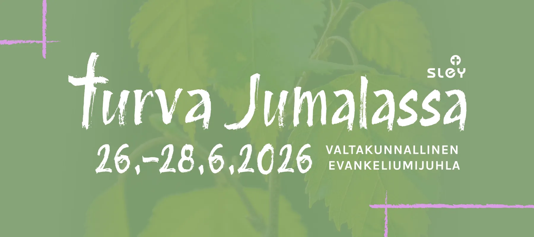 Kuvassa on valtakunnallisen Evankeliumijuhlan 2026 logo