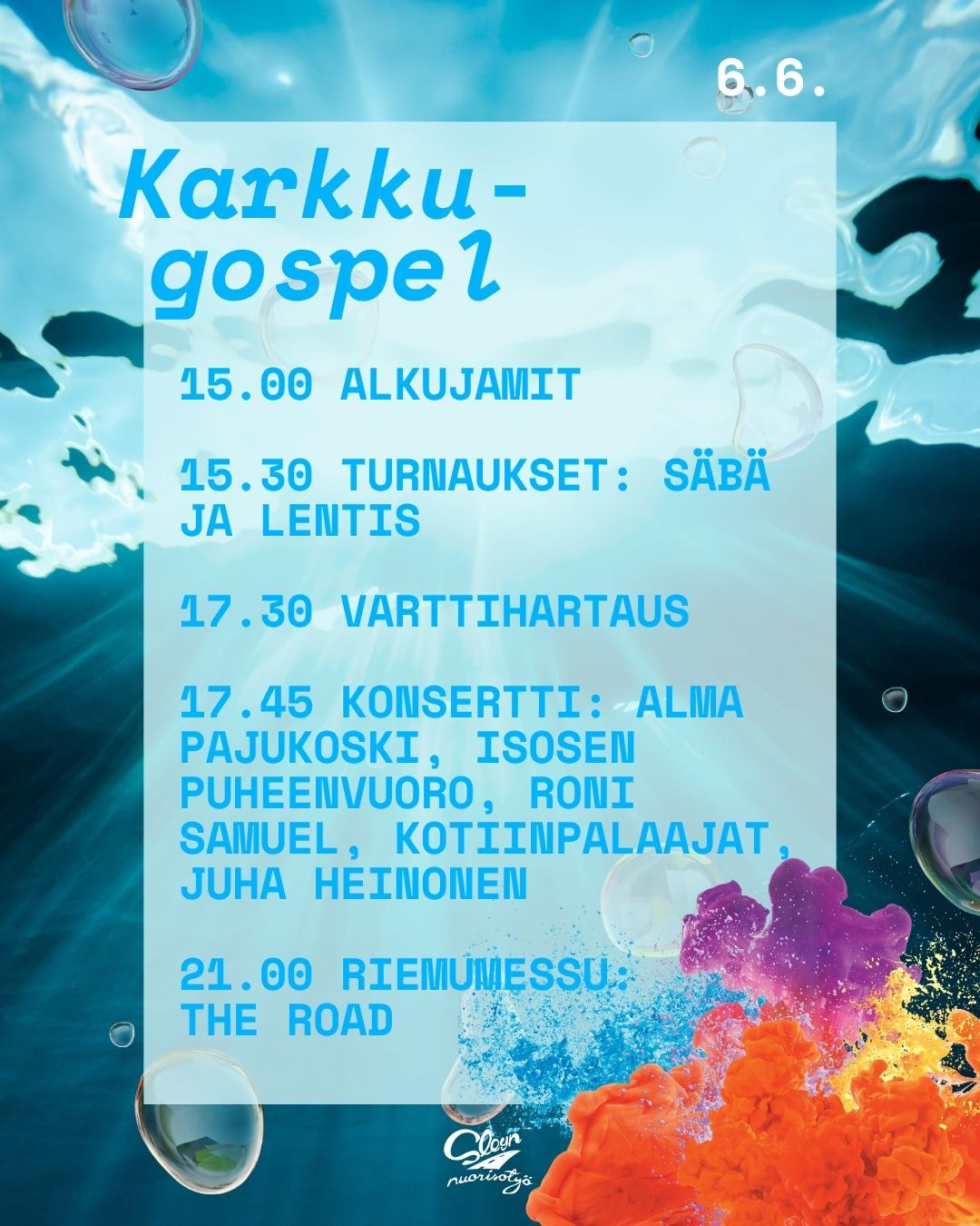 Featured image for “Karkkugospel 6.6. starttaa kesän!”