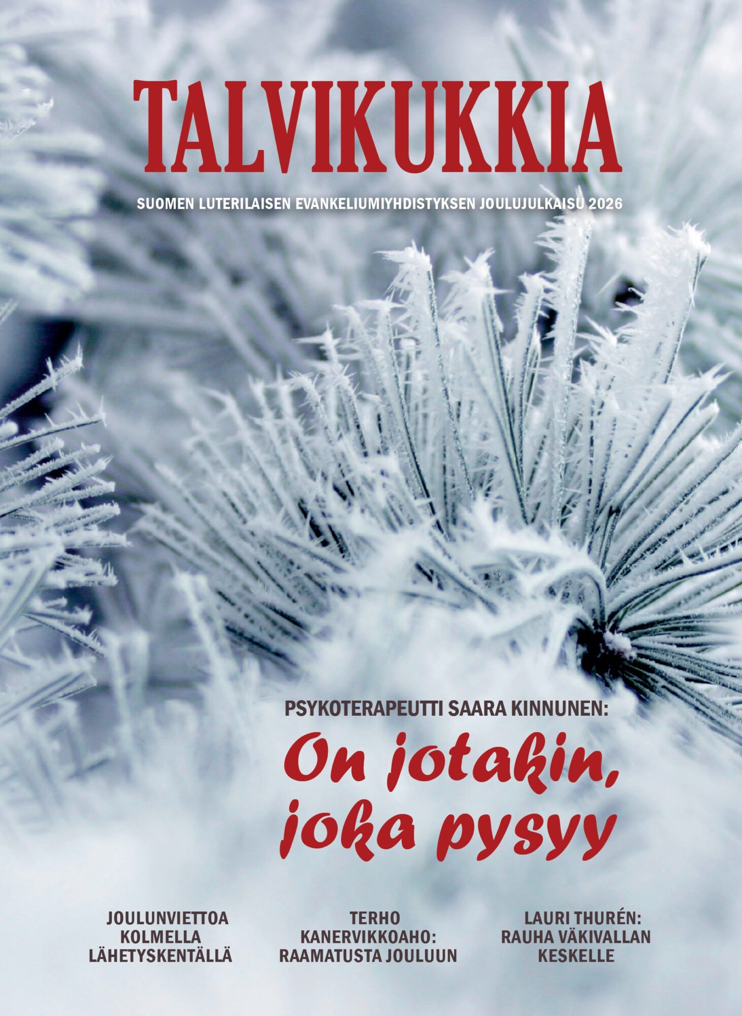 Talvikukkia 2026 -lehden kansi.