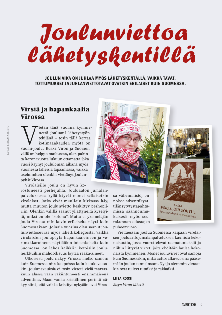 Talvikukkia 2026 -joululehti