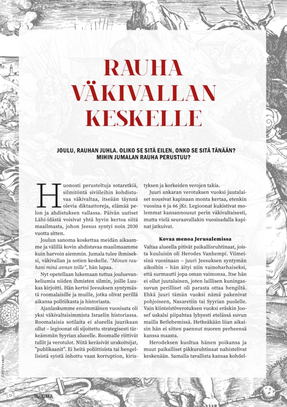 Talvikukkia 2026 -joululehti