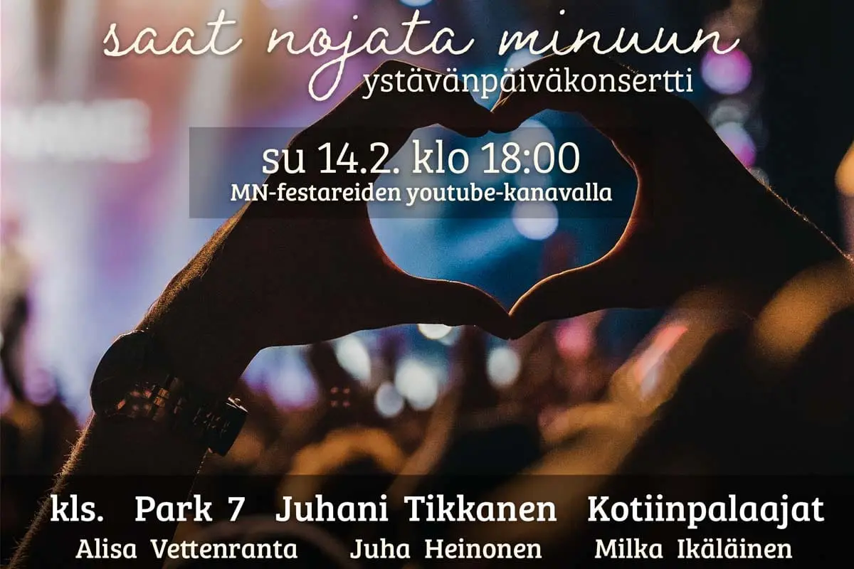 Featured image for “Ystävänpäiväkonsertti tulee!”
