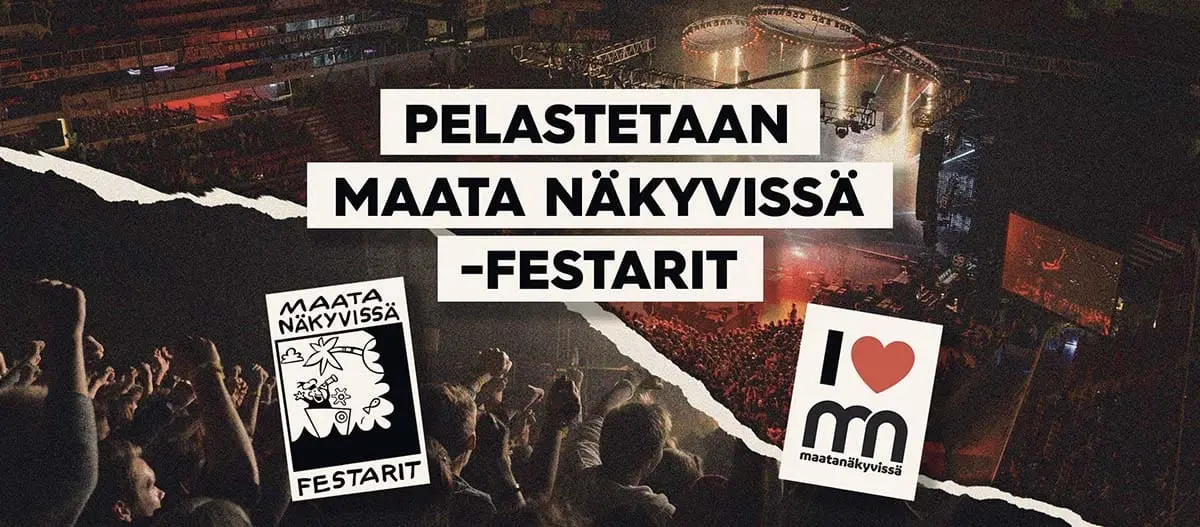 Featured image for “Tuhannet kokoontuivat yhteen pelastamaan Maata Näkyvissä -festarit: keräys tuottanut yli 140 000 euroa”