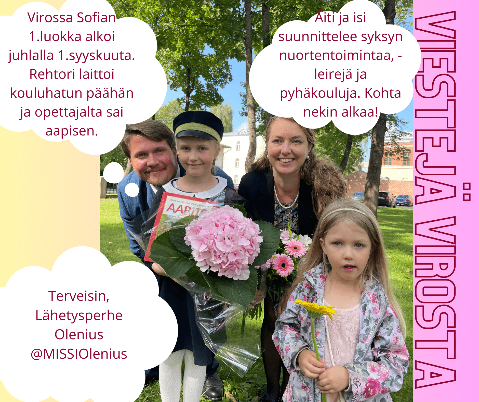 Featured image for “Viestejä Virosta – lapsilta lapsille”