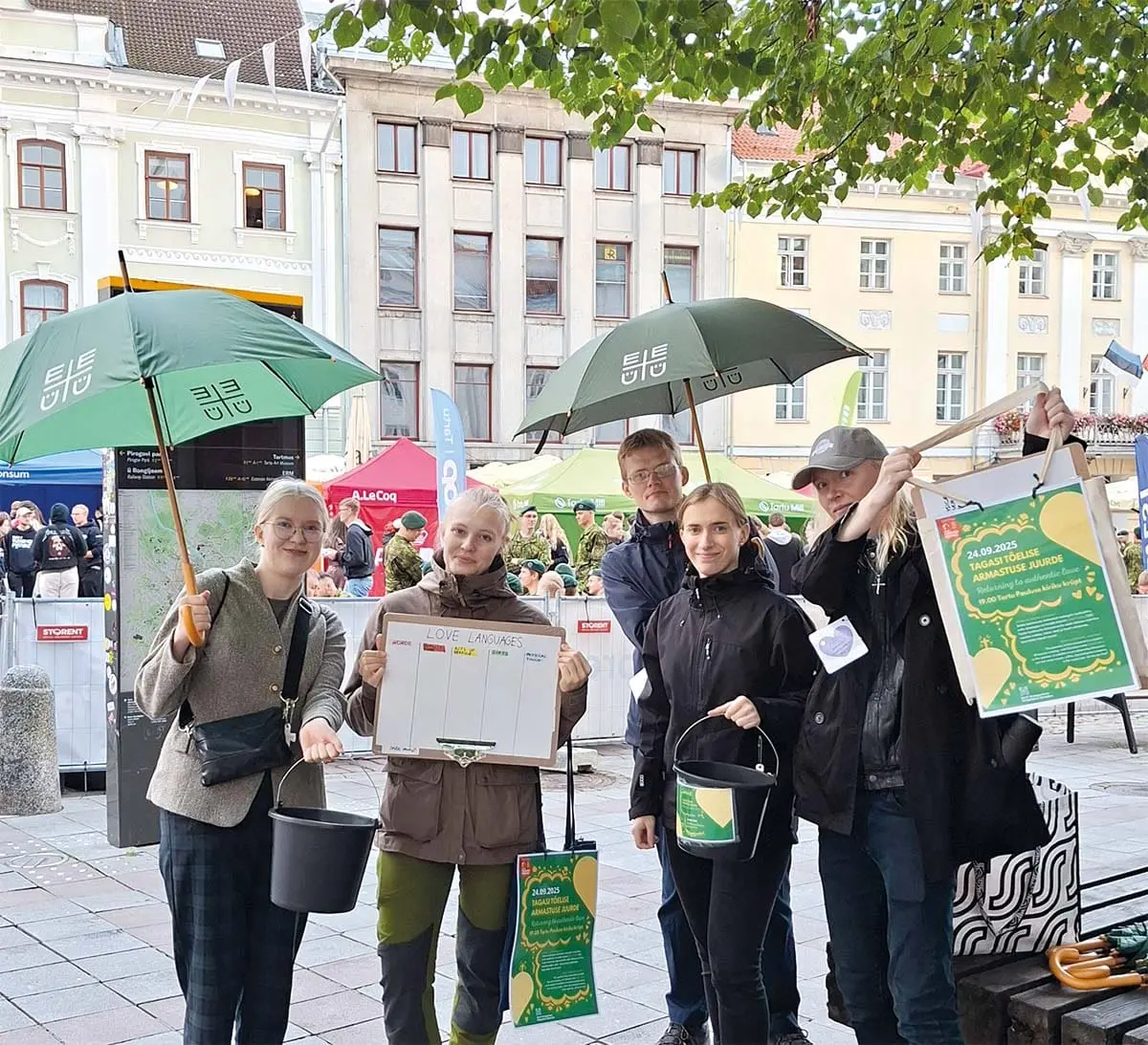 Featured image for “EO:n aktiolaiset veivät toivoa Tarttoon ”