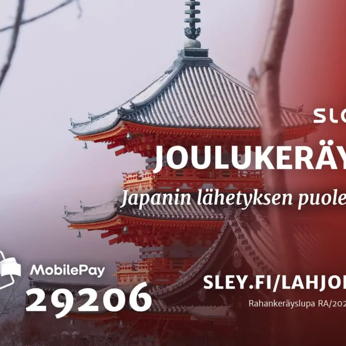 Featured image for “Joulukeräys: 125 vuotta sitten aloitettua tehtävää Japanissa ei meidän sukupolvemme jätä kesken”